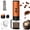 Orange, variant on Portable Espresso Maker, Smart LED Display, All-in-One Design, One-Touch Operation with 15 Bar Pressure, Compatible with Ground Coffee & Capsules