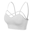 thumbnail image 1 of KOGMO Women's Seamless Criss-Cross Front Bralette with Removable Bra Pads, 1 of 5