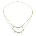 thumbnail image 1 of Majesty Diamonds MDR210034 Collier à Deux Rangées en Or Jaune 14 K avec Diamants Ronds 2,5 CTW, 1 of 1