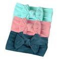 thumbnail image 6 of Girls Headbands Cute Bowknot Hairbands Size 0-3 Toddlers Trendy Stretchy Elastic Solid Color Hair Accessories Ribbons, 6 of 6