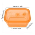 thumbnail image 3 of MTBLYS Silicone Food Storage Container High Transparency Foldable Container Box Silica Gel Purple Orange Green Yellow Kitchen Pantry Outdoor Use, 3 of 6