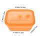 thumbnail image 3 of Recipiente plegable de silicona para almacenar alimentos con válvula de escape: caja dispensadora a prueba de fugas que ahorra espacio para la cocina, picnics, almuerzos y acampadas., 3 of 6