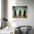 thumbnail image 4 of ERAPDAUR Creepy Witch Decor Vintage Halloween Wall Decor Three Witches Posters Retro Wall Art Horror Witchy Decor Aesthetic for Room Decor Family Wall Decor 16x12in, 4 of 6