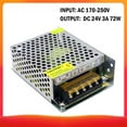 thumbnail image 2 of Amdohai AC 170-250V à DC 24V 3A 72W Voltage Transformateur à Commutation Régulée, 2 of 9