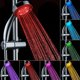 thumbnail image 1 of Cabezal de ducha G1/2 pulgadas, cabezal de ducha LED que cambia de color para el hogar y el baño 9814B colorido, 1 of 5