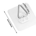 thumbnail image 3 of Modern Minimalist PVC Hooks For Wall Picture Hanging Artwork Frames Panels Decorative Display Sturdy Durable Solution, 3 of 7