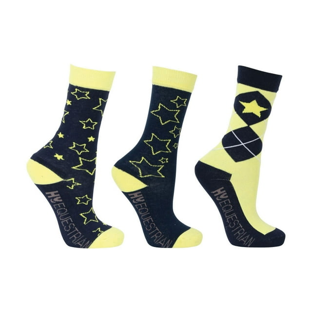 Hy Ensemble de Chaussettes Stella pour Garçons/filles (Lot de 3)