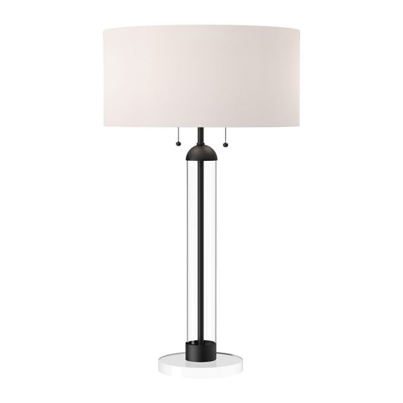 TL567218MBWL-Alora Lighting-Sasha - 2 Light Table Lamp-31 Inches Tall and 18.13 Inches Wide-Matte Black Finish