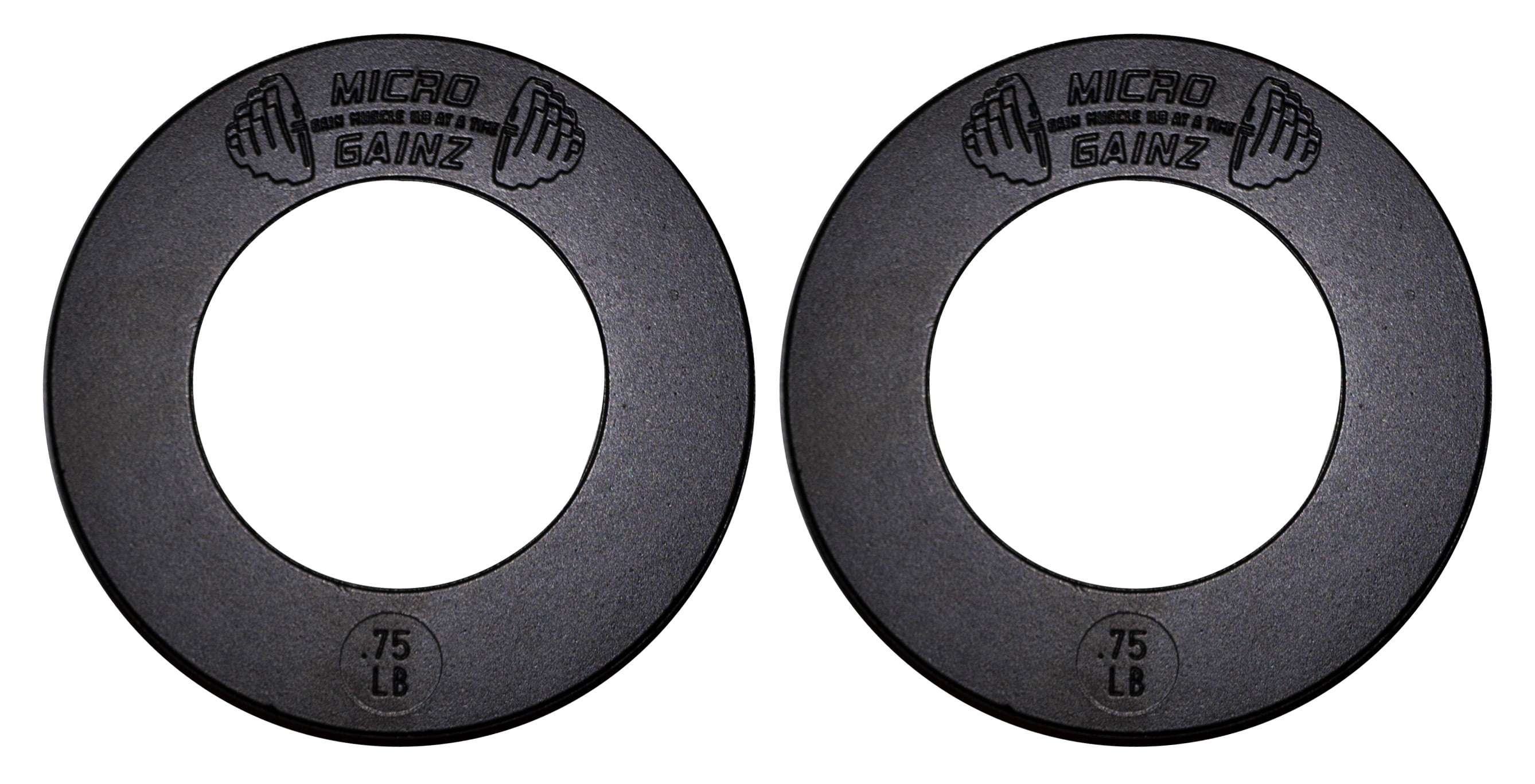 Micro Gainz Calibrated Fractional Weight Plates Pair of .75LB Plates