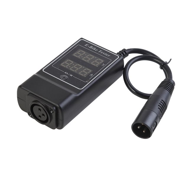 ABS E-Bike Medidor de voltaje actual Pantalla digital Cargador Probador Detector de batería JShteea Accesorios para bicicletas