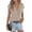 Khaki, variant on Womens Sleeveless V Neck Sweater Vest Cropped Button Down Casual Loose Knit Summer Going Out Tops Color M