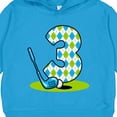 thumbnail image 3 of Inktastic Argyle Golf 3rd Birthday Toddler Hoodie, 3 of 4
