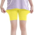 thumbnail image 2 of Jalioing Girls Cotton Biker Shorts Solid Color Soft Stretchy Summer Dance Short Leggings Kids Under Dress Shorts, 2 of 4
