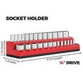 thumbnail image 1 of Magnetic Socket Organizers Socket Holder 1/2 3/8 1/4Drive Holds Organizer, 1 of 8