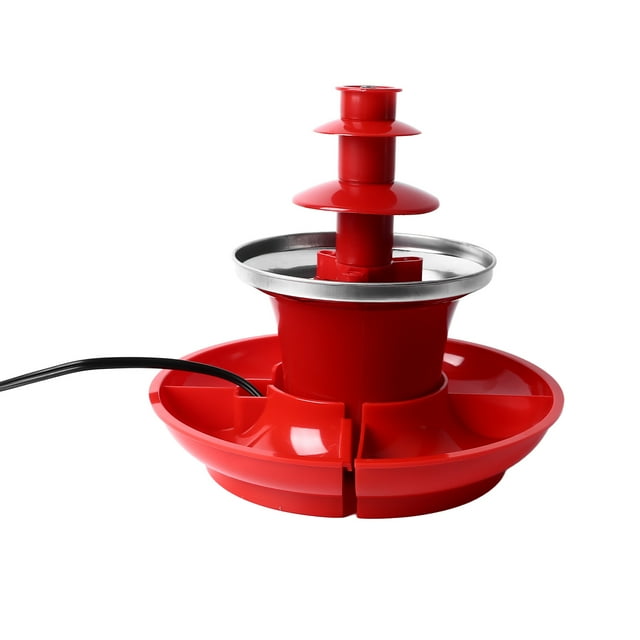 Chocolate Fountain, Three Layer Excellent Heat Retention High Capacity Chocolate Fountain Machine for
