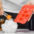 thumbnail image 2 of EXHUMKY 1Set Green Ice Cube Tray For Ice Cube Moulds And Jelly Baking Adults, 2 of 8