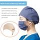 thumbnail image 2 of Guardurnaity Musulmán Turbante Bouffant Caps Botón Hijabs Sombreros Plisado Chemo Head Wrap Sombreros beige, 2 of 6