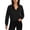 Black women fall winter crop top a1, variant on thefmos Women's Fall Winter Zipper Crop Top Long Sleeve Collared Pullover Casual Solid Sweatshirt Tunic Blouse Trendy Streetwear, Green 2XL
