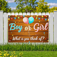 thumbnail image 5 of Wooden Background Gender Reveal Party Banner with Balloons and Lights Decors Party Supplies Photography Props Baby Shower Backdrop Celebration Decorations, 5 of 8
