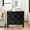 Black, variant on Tina's Home Modern 2-Drawer Solid Wood End Table with Built-in USB & Power Outlet, Small Space Storage Cabinet for Living Room, Office (Black, Set of 2)