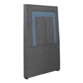 thumbnail image 2 of Cabecera Indvidual Bora Gris Oscuro, 2 of 6