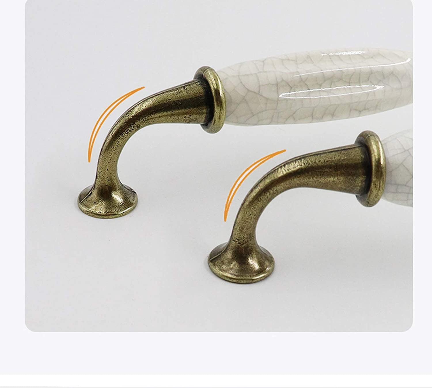 Gamvdout 4pcs Kitchen Cabinet Door Knobs Antique Zinc Alloy Cupboard Handles Dresser Drawer Handles Chest of Drawers Vintage Antique Handle