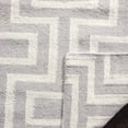 thumbnail image 4 of Safavieh Dhurries Abigail Geometric Area Rug, Gray/Ivory, 4' x 6', 4 of 8