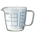thumbnail image 1 of Fairnull 250ml/500ml Résistant à la Chaleur Verre Mesure Tasse Lait Échelle d'Eau Outil Micro-Ondes, 1 of 9