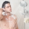 thumbnail image 1 of Shower Rack Suction Cup Shower Rack Shower Head Rack Wall Mount Integrated Suction Cup Shower Rack, 1 of 7