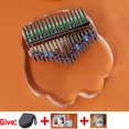 thumbnail image 5 of Kalimba Piano à Pouce avec Étui de Protection en Eva, Cristal Acrylique Transparent Kalimba 17 Touches, Cadeaux d'Instruments de Musique, 5 of 5