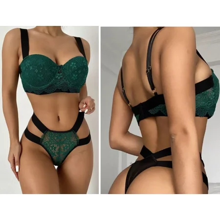 Women s Sexy-Lingerie Babydoll Sleepwear Underwear Lace Dress G-String Nightwear