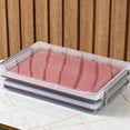 thumbnail image 4 of Transparent Storage Box with Lids,Clip Box,Stackable Transparent Plastic Bins with Latching Lids,Plastic Container Box for Organizing,Portable File Box Stackable Storage Containers for Home,H, 4 of 4