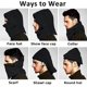 thumbnail image 4 of SZTXJ Balaclava Ski Mask 2 Pcs Black/Gray+blue/Gray - Windproof Warmer Fleece Adjustable Winter Mask for Men Women, 4 of 5