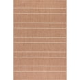 thumbnail image 6 of nuLOOM Alaina Indoor/Outdoor Striped Area Rug, 6' x 9', Brown, 6 of 9