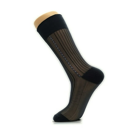 

Girlsshop Mens Dress Socks 1 Pairs Lot Striped Casual Fashion Knee High Stockings
