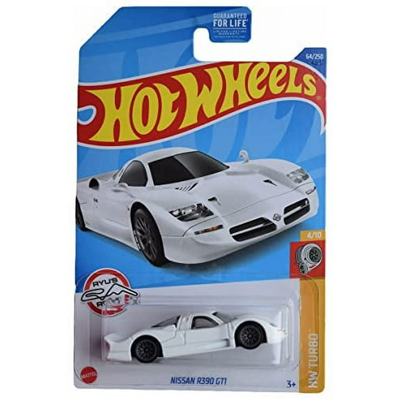 Hot Wheels Nissan R390 GTI, Turbo 4/10 [White]