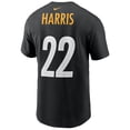 thumbnail image 3 of Men's Nike Najee Harris Black Pittsburgh Steelers Player Name & Number T-Shirt, 3 of 3