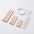 thumbnail image 6 of FWSA WRAPS Paper Flower Birthday Decoration, Paper Fans Party Decoration, Flower Wall Decor Set Of 9 (Pink, Yellow, Rose Pink), 6 of 6