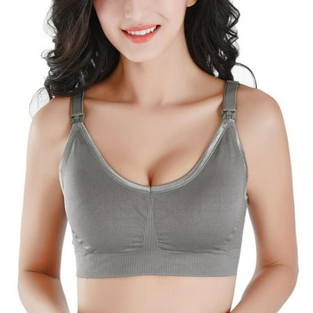 

Women’s Maternity Nursing Seamless Bra Wirefree Soft Support Bra for Pregnancy Sleeping and Breastfeeding