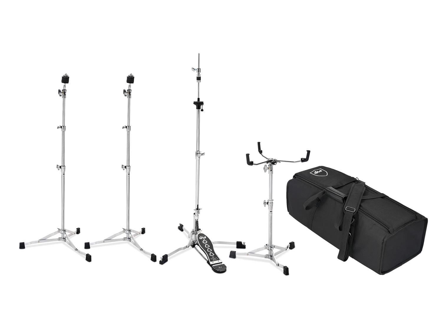 Pacific Daru Jones New Yorker 4-Piece Signature Kit w/ Hardware & Bags - Gold to Black Sparkle Fade Lacquer Finish