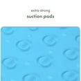 Curved Clear Grey Square Shower Mat Non Slip, And Machine Washable