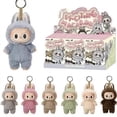 thumbnail image 4 of Genuine Pop Mart Labubu Keyring Blind Box Sitting Party Action Figure Monster Labubu Miniature Model Customized Gift Toys, 4 of 5