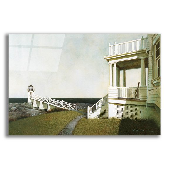 Epic Art 'Marshall Point Lighthouse' by Zhen-Huan Lu, Acrylic Glass Wall Art, 16"x12"