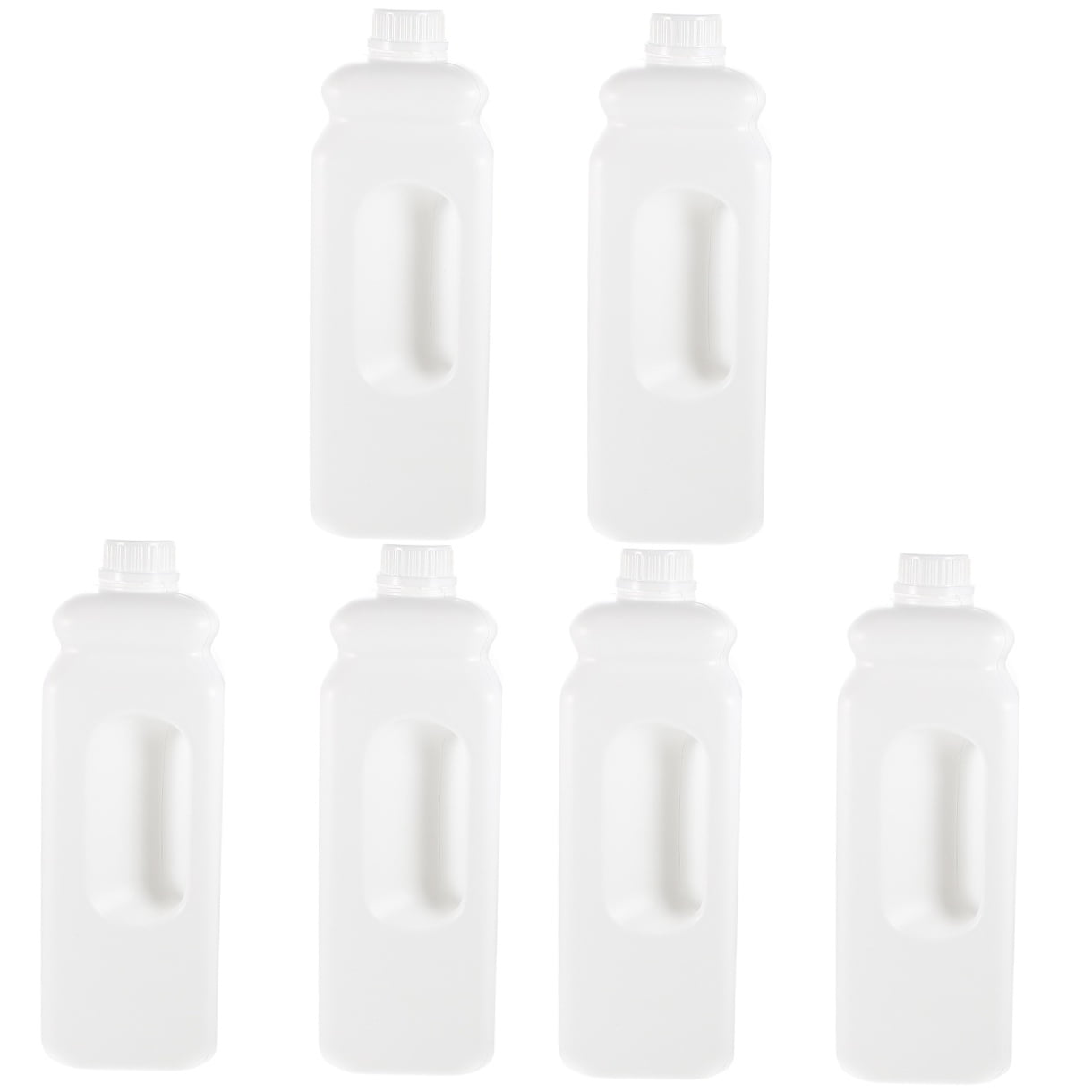unbranded 6 pcs  Reusable Storage Jug Leak-proof Water Jug Plastic Gallon Jug with Caps