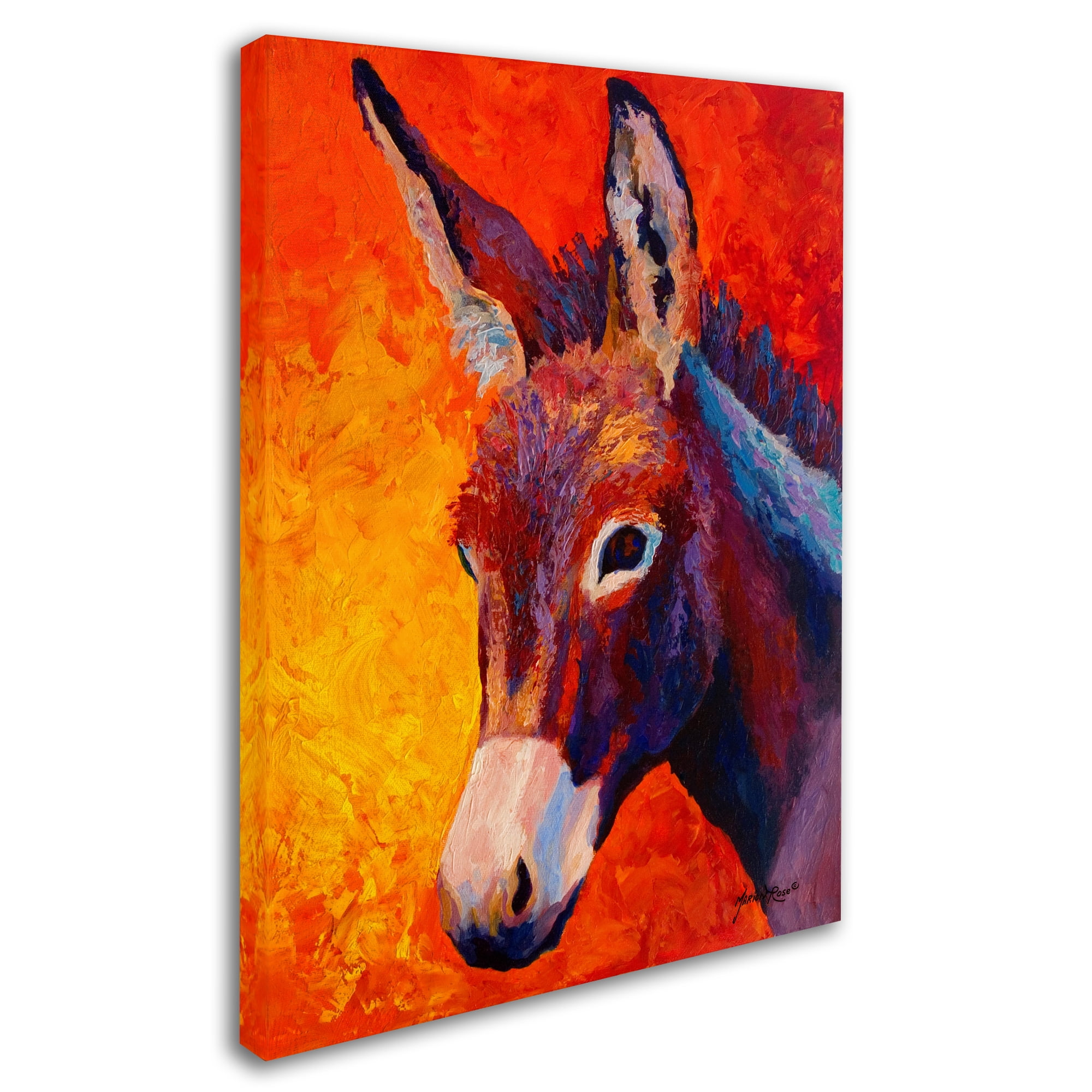 Trademark Fine Art 'Bean' Canvas Art by Marion Rose