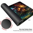 thumbnail image 3 of Mushroom Anime Desk Mat(35.4x15.7 in), Fairy Forest Large Gaming Mouse Pad for Laptop Computer, Tabletop Magic Play Mats Full Desk Mouse Pad, Fantasy Art XXL Playmat Mousepad, 3 of 6