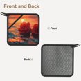 thumbnail image 2 of Pofeuu Romantic Roses Sunset Ocean Print Silicone Trivet Mats,Silicone Hot Pads for Kitchen, Silicone Trivets for Hot Pots and Pans, Silicone Hot Pad, 2 of 8