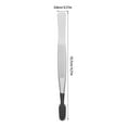 thumbnail image 5 of Luxshiny Durable Stainless Steel Tweezers Flat Tip with Rubber Handles for Craft and Aquarium, 5 of 8