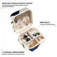 thumbnail image 2 of Swan Travel Portable Square Decorative Box with Necklace Holder and Jewelry Organizer - Ideal for Rings, Earrings, Necklaces, Bracelets - Suitable for Girls and Women, 2 of 6