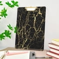 thumbnail image 5 of FMSHPON Gold Marble Clipboard Hardboard Wood Nursing Clip Board and Pull for Standard A4 Letter 13x9 inches, 5 of 7